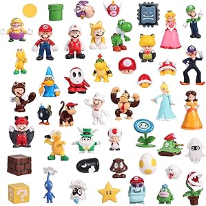Mario Bros Action Figures Set of 48 - Perfect Gift for Fans