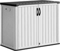 Greesum Outdoor Horizontal Storage Shed 27 Cu.ft - Weather Resistant