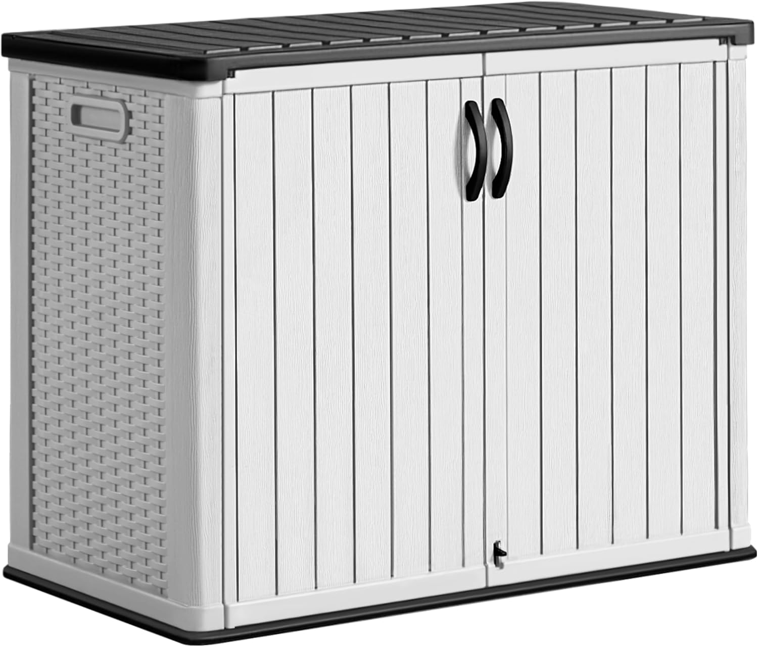 Greesum Outdoor Horizontal Storage Shed for Garden and Patio