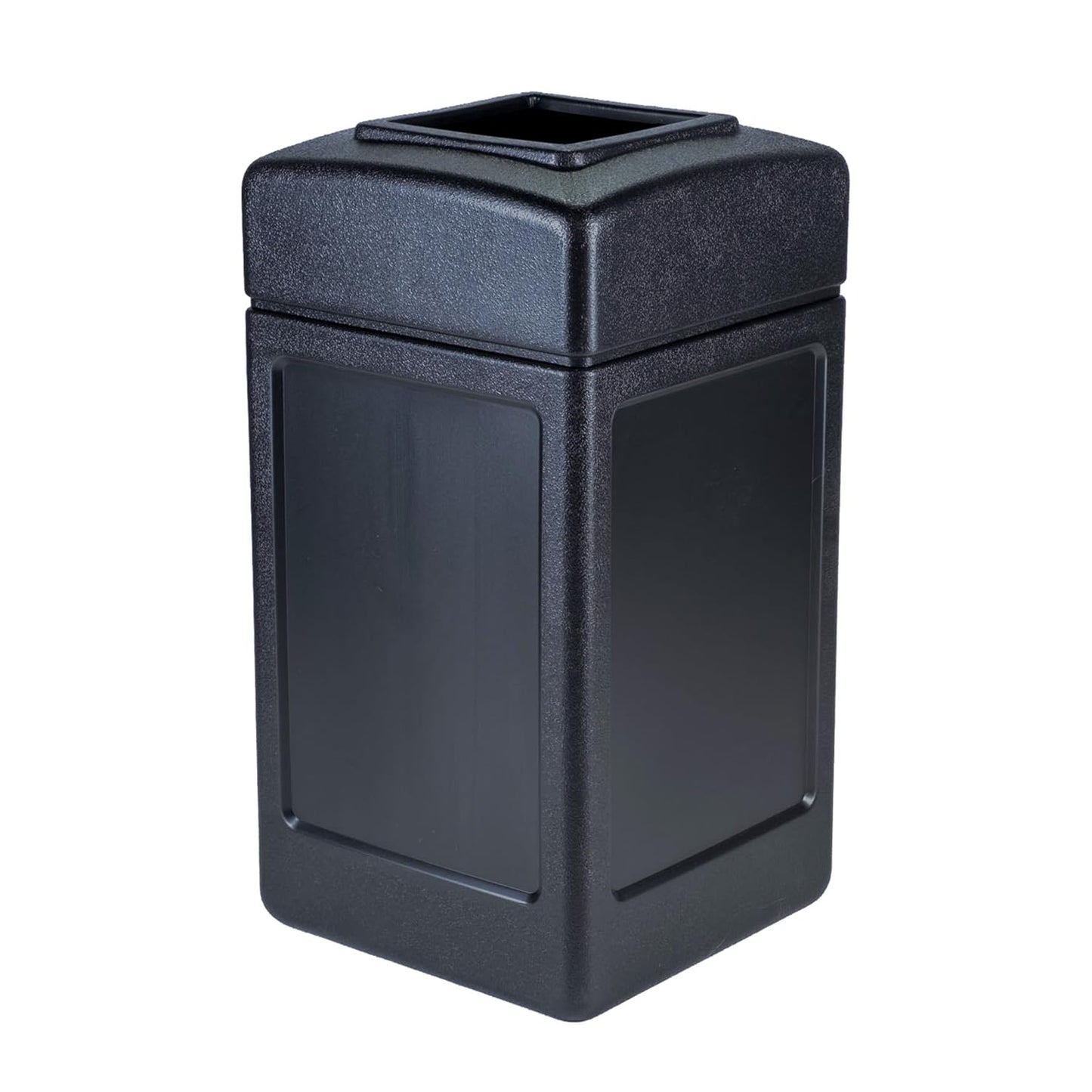 42 Gallon Large Waste Trash Container Bin for Indoor Outdoor Use