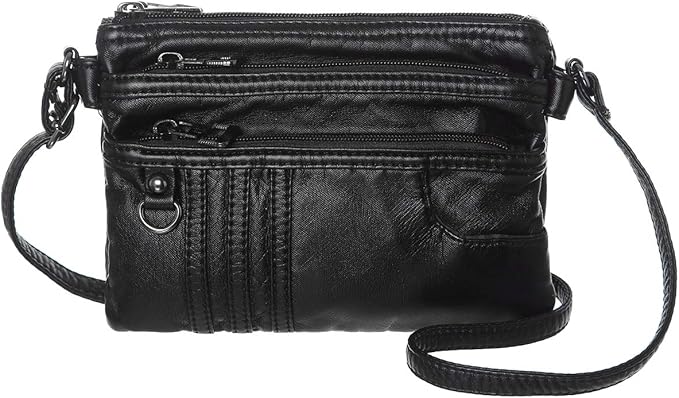 MINICAT Treble Pockets Small Crossbody Purse for Women