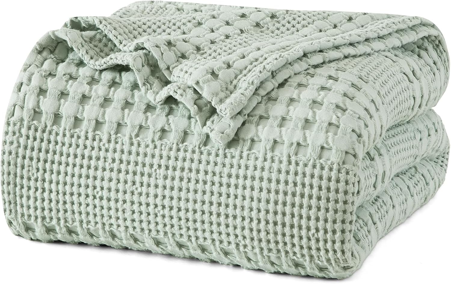 PHF 100% Cotton Waffle Weave Blanket for Ultimate Comfort