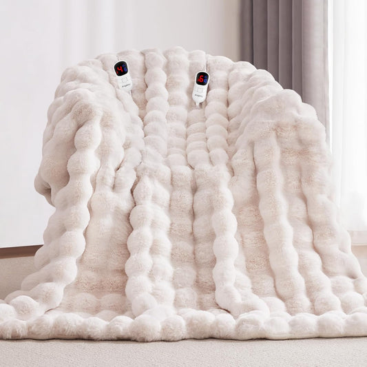 Heated Blanket King Size with 10 Heat Levels for Ultimate Comfort