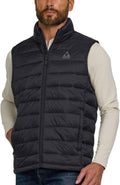 Men's Black Gerry Puffer Vest - Lightweight All-Season Layer