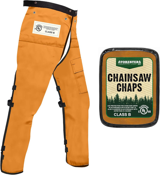 Forester Chainsaw Chaps for Men & Women - Safety & Comfort
