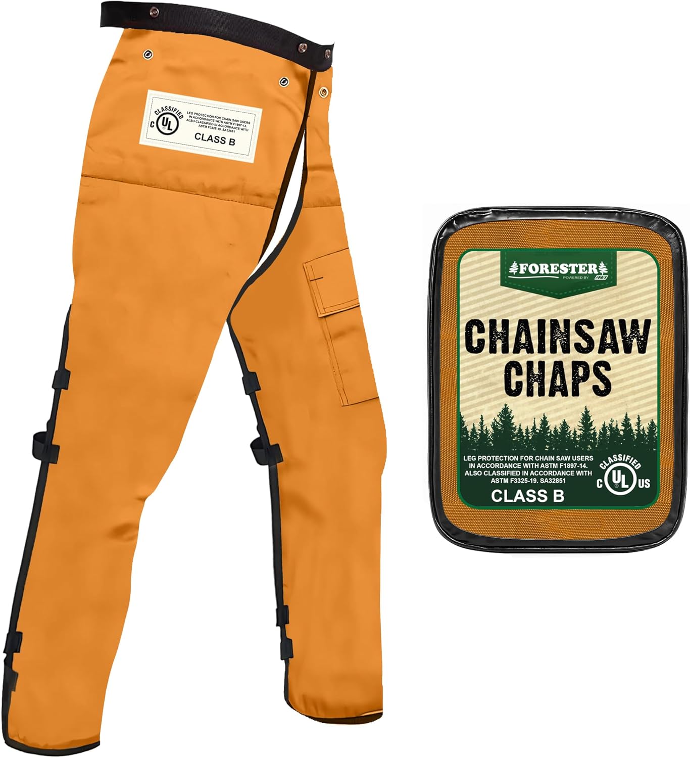 Forester Chainsaw Chaps for Men & Women - Safety & Comfort