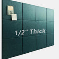 Large Cork Board for Office Wall Decor 48x36 - Felt Tile Bulletin