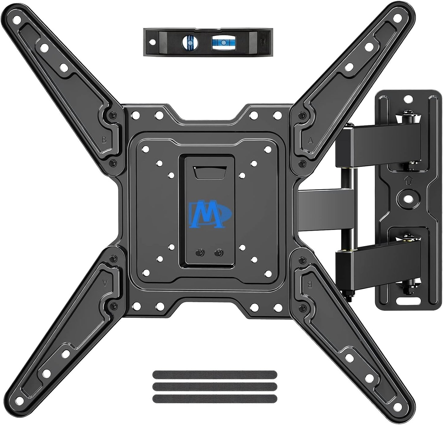 Ultimate Full Motion TV Wall Mount - Perfect Center Design!