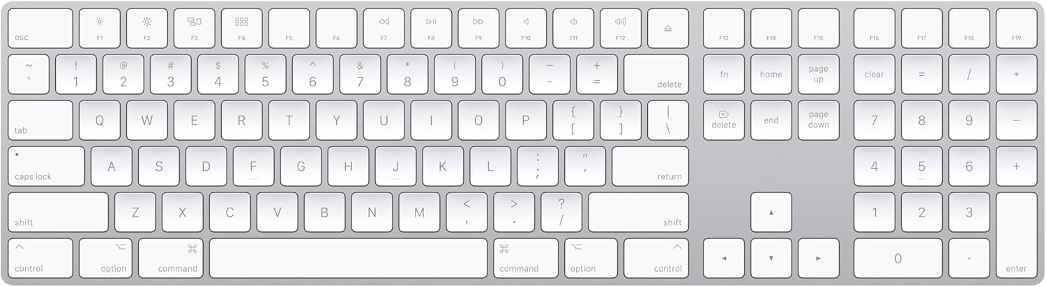 Apple Magic Keyboard: Wireless Rechargeable Bluetooth; Works with Mac, iPad, iPhone