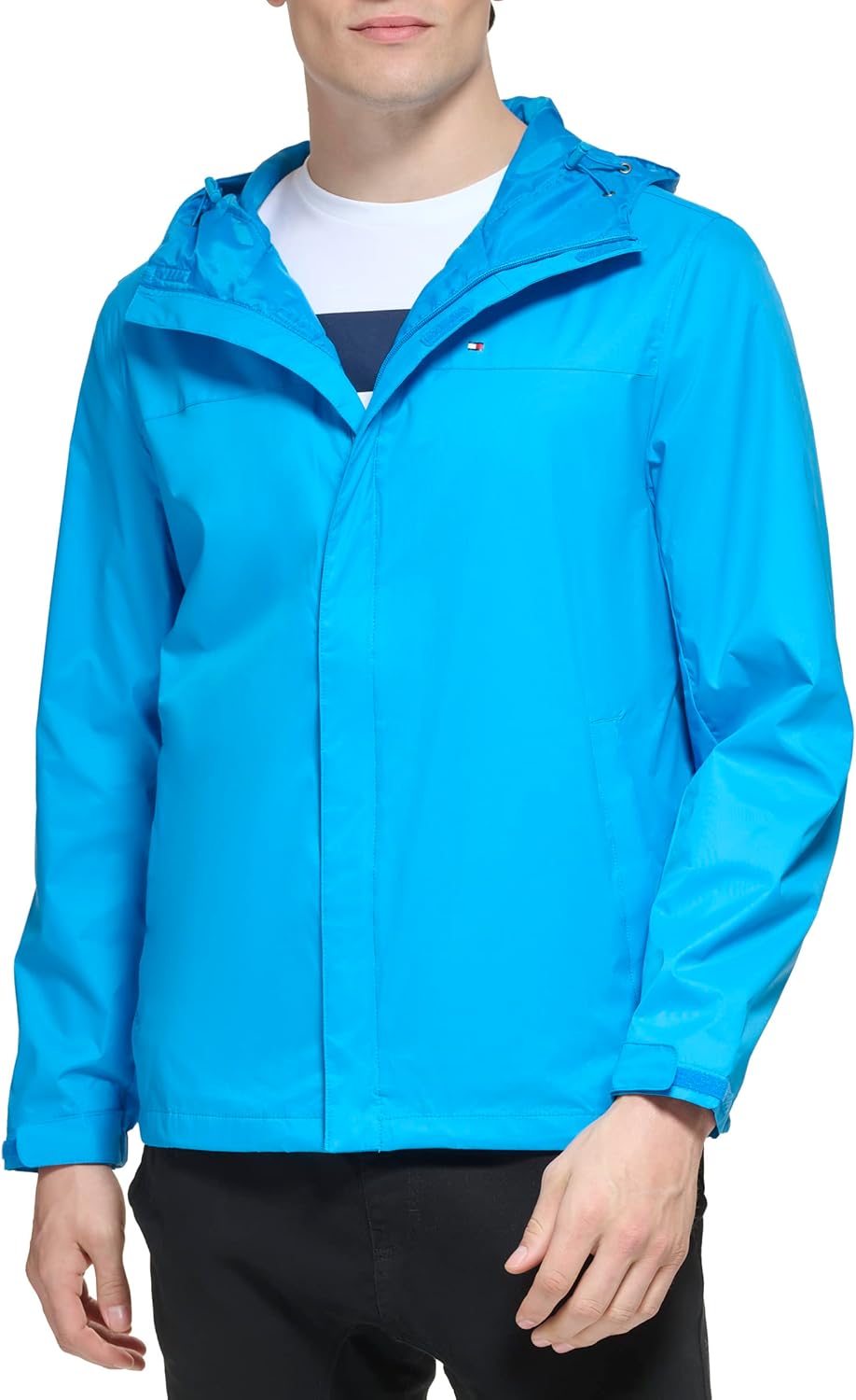 Tommy Hilfiger Men's Lightweight Waterproof Hooded Jacket Review