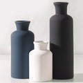 Ceramic Vase Set of 3 Neutral Modern Vases - Versatile Home Decor