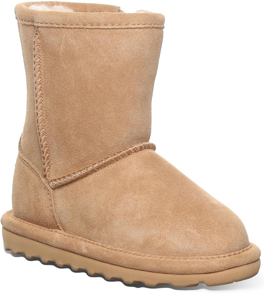 BEARPAW Girls Elle Zipper Boot for Toddlers - Cozy & Cute