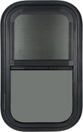 Vertical RV Window 12 in x 24 in Tinted Sliding Window - DOT Approved