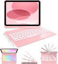 Light Pink Flexbook Keyboard Case for iPad 11th and 10th Gen