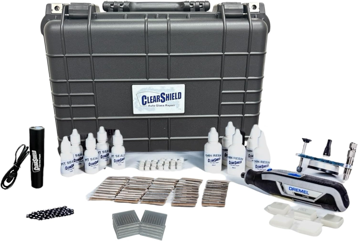 Professional Windshield Repair Kit for Cracks and Chips