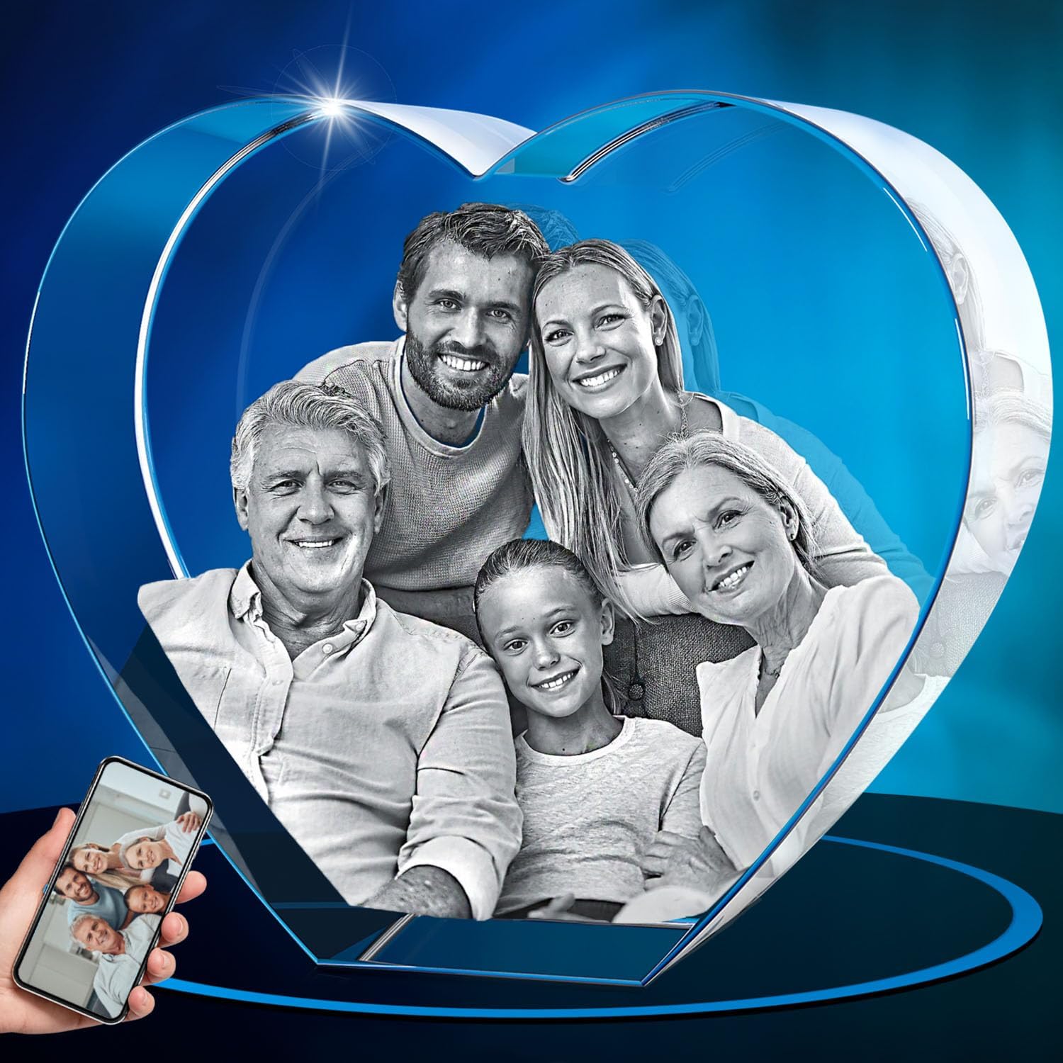 ArtPix 3D Crystal Photo - Unique Personalized Gifts for Loved Ones