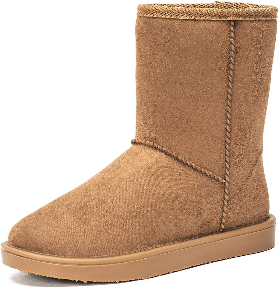 DKSUKO Women's Classic Waterproof Snow Boots for Winter Comfort