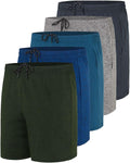 Men's 5 in Dry-Fit Running Workout Shorts 5-Pack - Comfortable