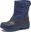 Kids Waterproof Snow Boots Size Toddler to Big Kid - Warm Fleece Lined