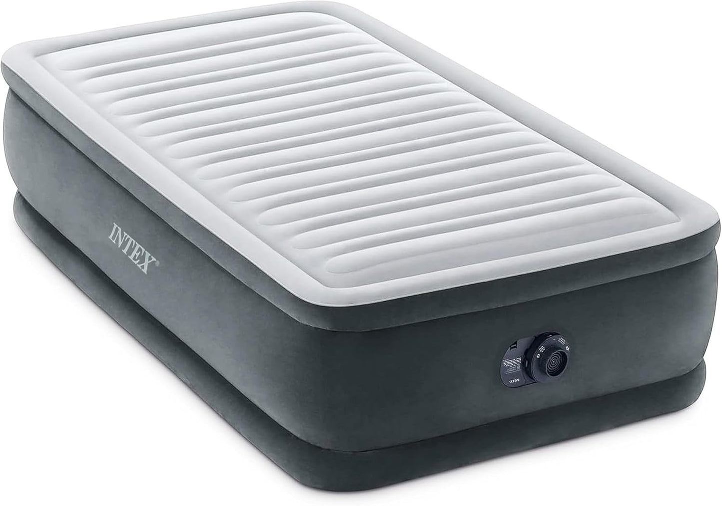Intex Twin Size Air Mattress with Built-in Pump for Comfort