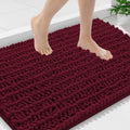 Soft Chenille Non-Slip Bathroom Rug Mat 36x24 for Ultimate Comfort