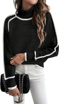 Trendy Cozy Turtleneck Sweaters for Women by EVALESS for Fall