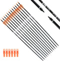 30Inch Carbon Arrow Practice Hunting Arrows Pack of 12 - Durable