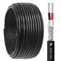 20/2 Shielded Wire 100FT 20 Gauge 2 Conductor Wire - Reliable Shielded