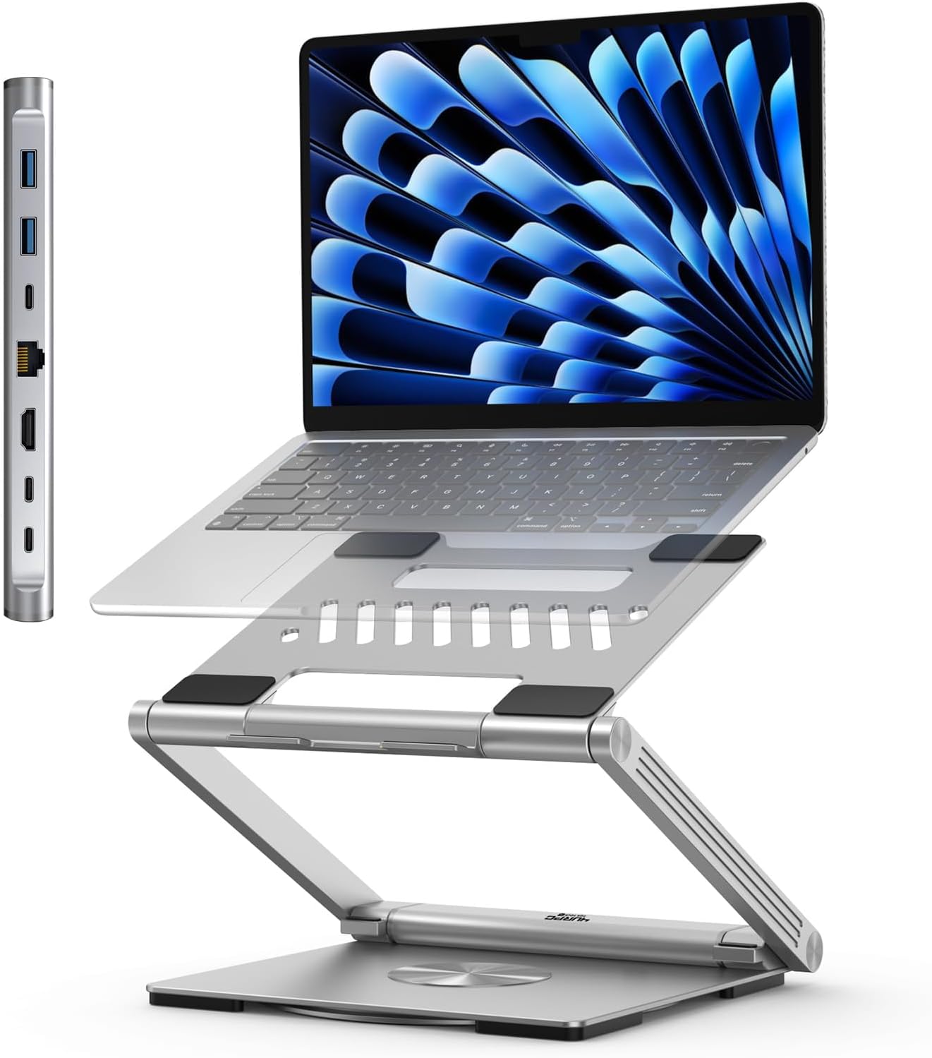 Laptop Docking Station Stand 4K@60Hz for MacBook Pro and More