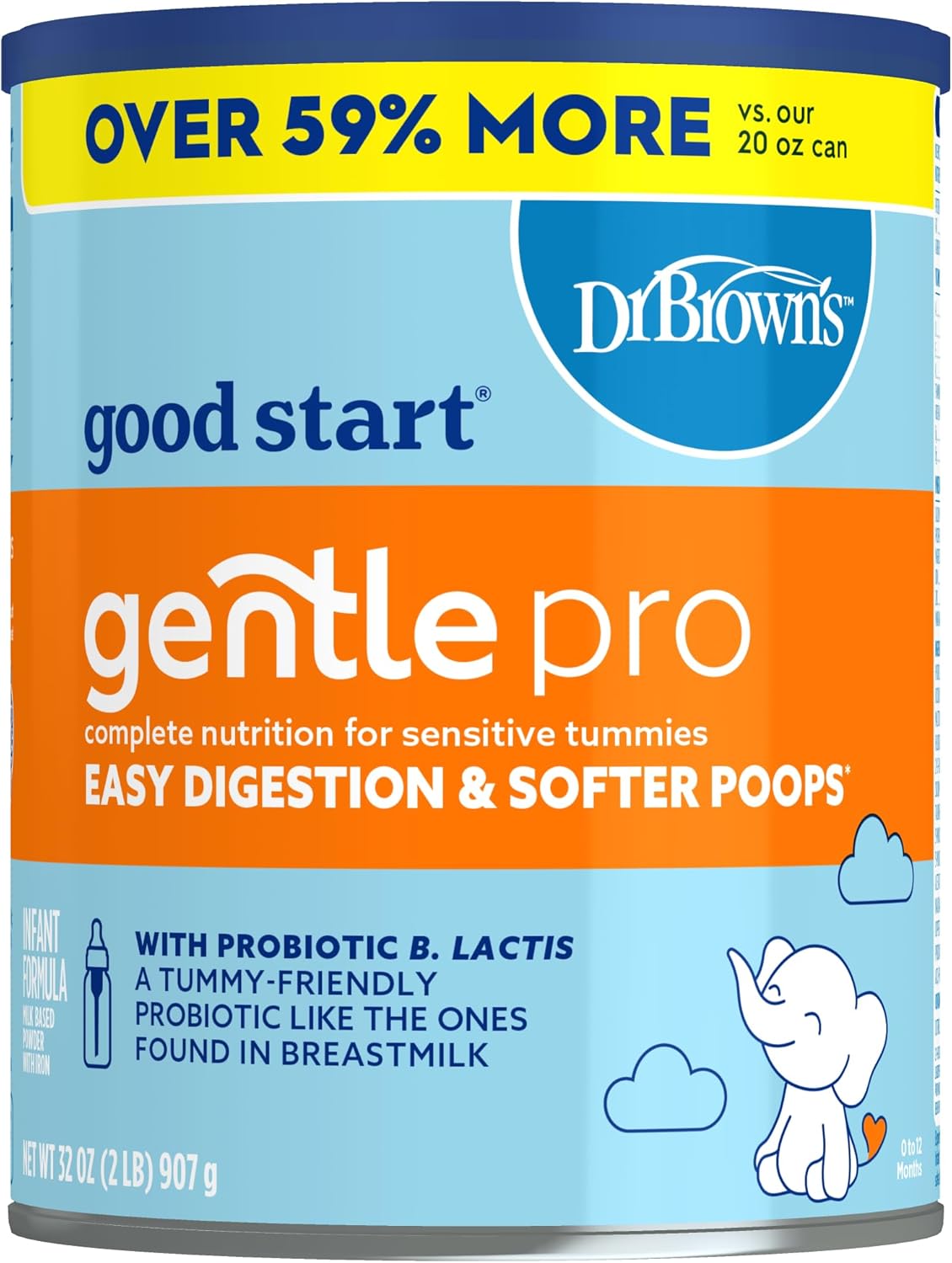Good Start Dr. Brown's Gentle Pro Baby Formula for Sensitive Tummies