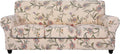 SearchI Stretch Sofa Cover Printed Couch Cover - Floral, 4 Pieces