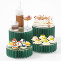 4 Pack Buffet Risers Foldable Food Display Risers - Versatile Party