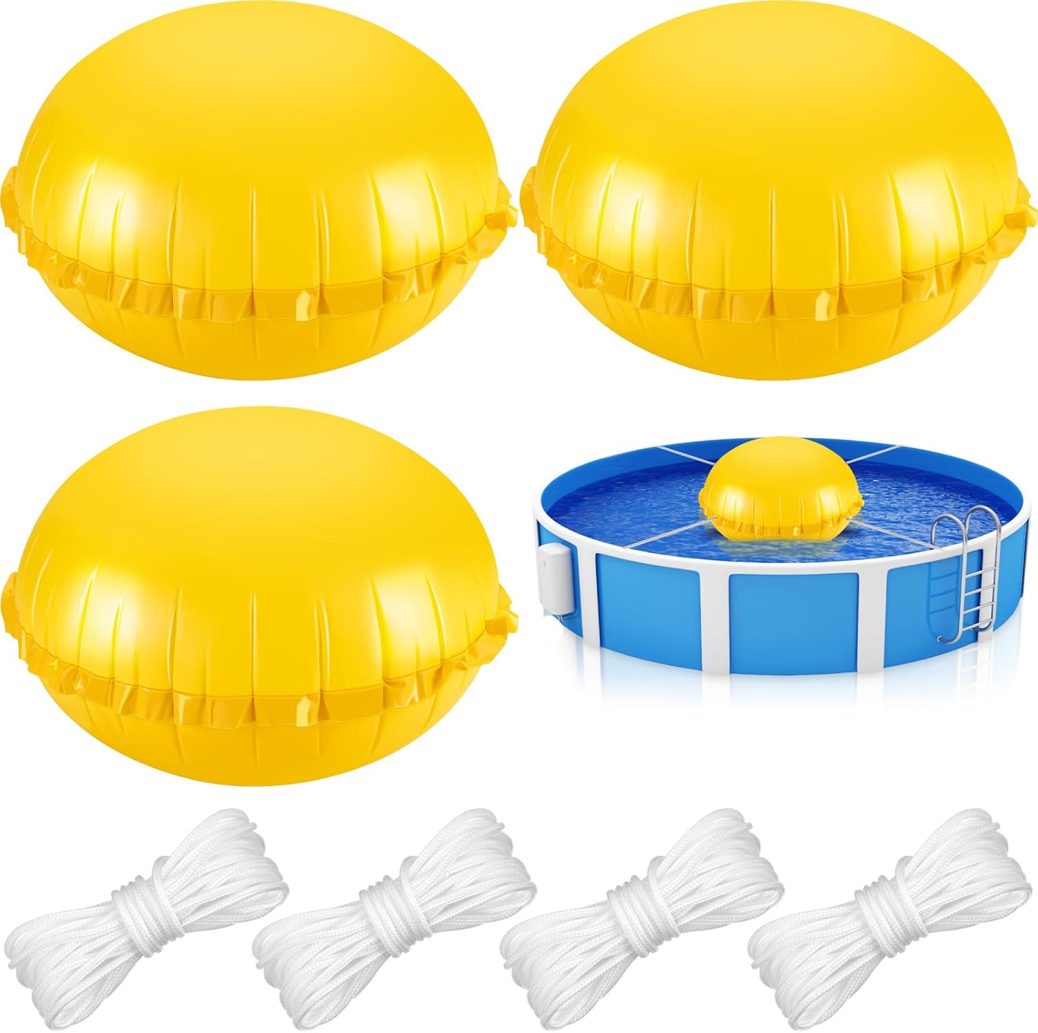 Capoda 3 Pcs Pool Pillows for Above Ground Pools - Winter Care