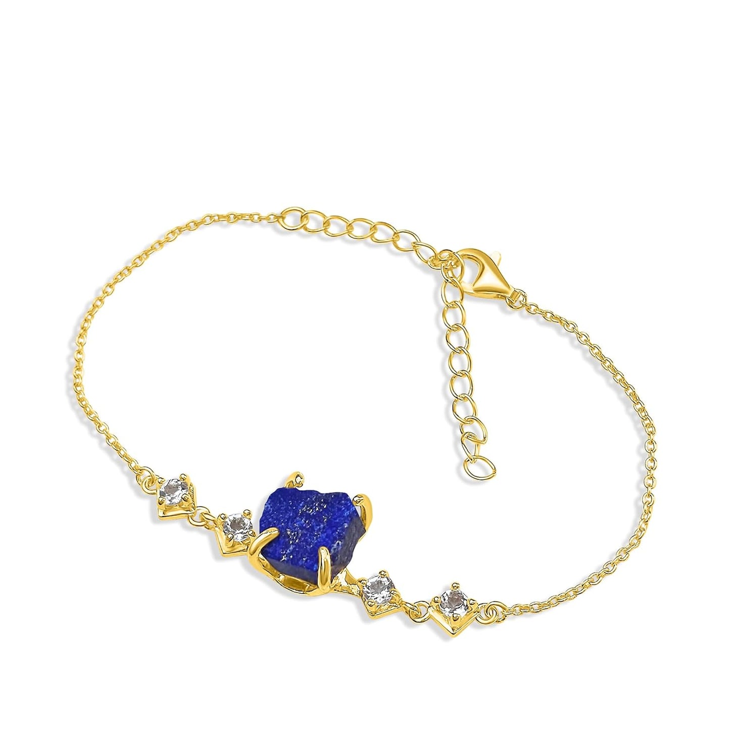 Raw Lapis Lazuli Bracelet Gift for Her on Special Occasions