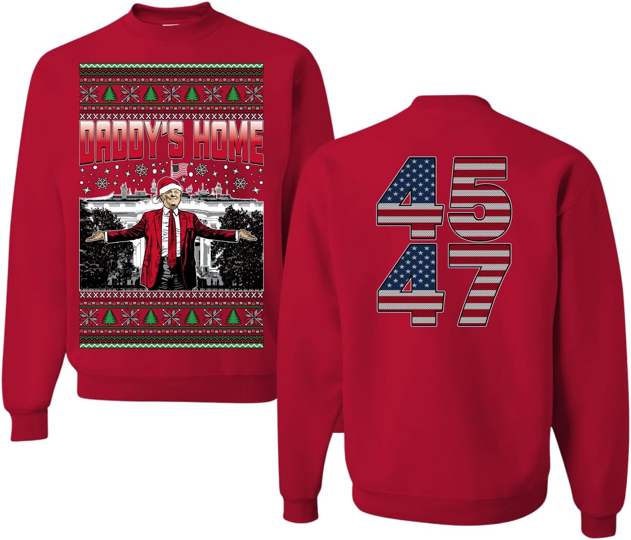 Funny Donald Trump Ugly Christmas Sweater