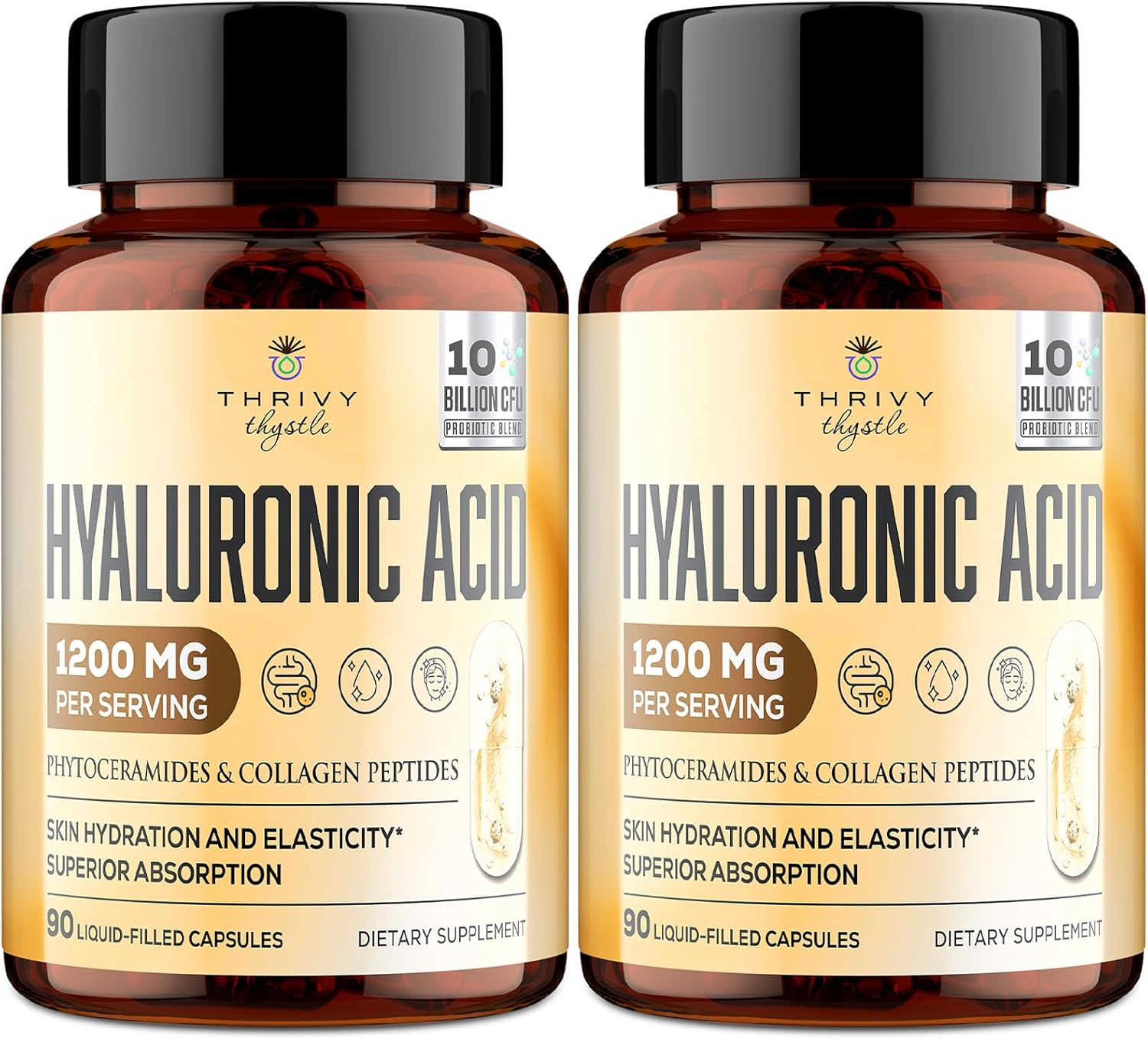 19-in-1 Hyaluronic Acid Capsules for Skin and Bone Support