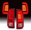 AmeriLite 08-16 Ford Super Duty Ruby Red C-Type LED Tail Lights