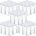 Xuhal 500 Pcs 10 ml Clear Plastic Test Tubes with Caps - Bulk Pack