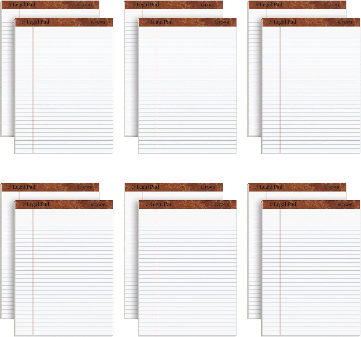Top Quality Legal Pads, USA Made, 12pk