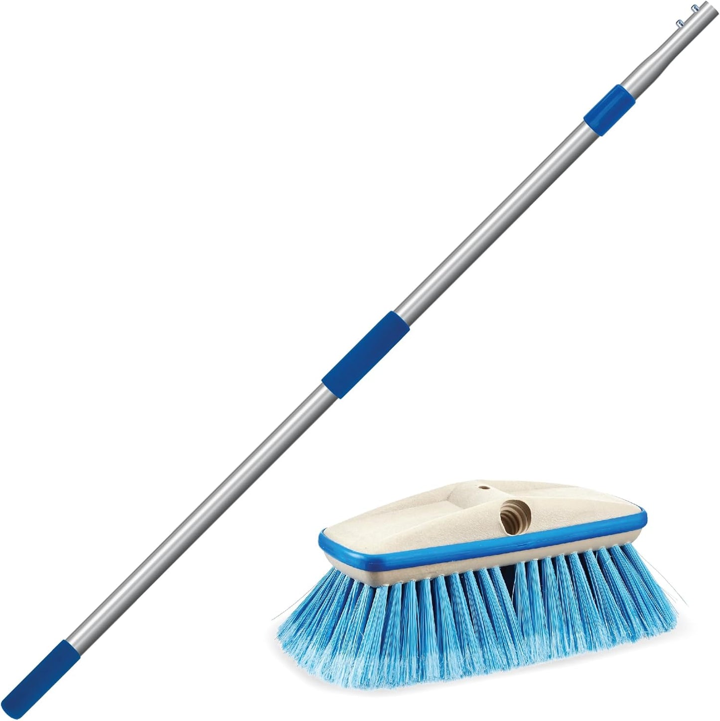 Deluxe Telescoping Deck Brush Kit for Multi-Surface Cleaning