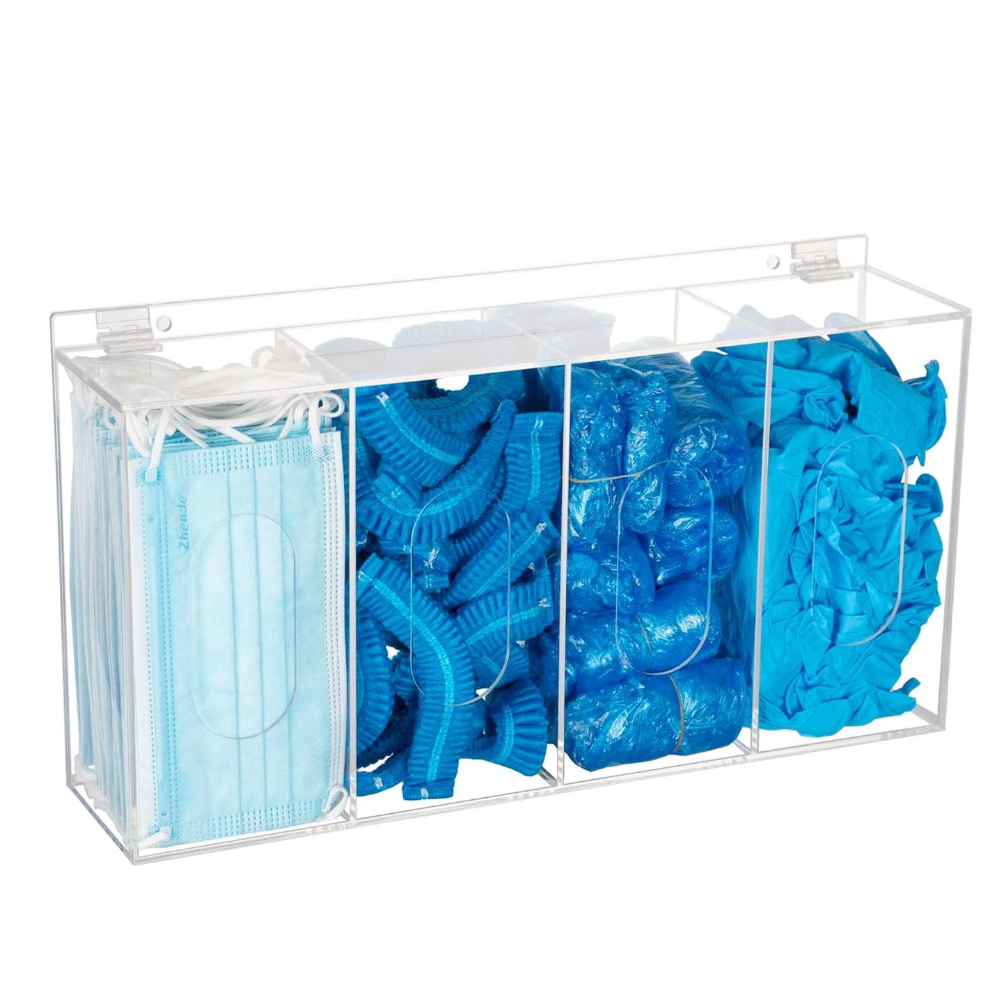 SEANADO Hairnet & Shoe Cover Dispenser for Easy Organization