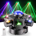DJ Light Moving Head 120W 6 Arms Beam Rotating Stage Lights - AllinOne