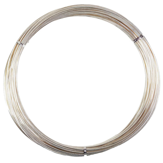 16 Gauge Round Half Hard 925 Sterling Silver Wire for Jewelry Art