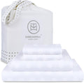 Queen Cotton Damask Jacquard Sheet Set - 300 TC Soft Sateen