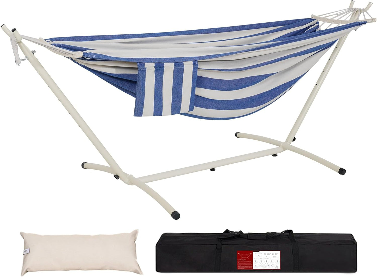 LazyDaze Double Hammock with Stand for 2 Person Outdoor Use