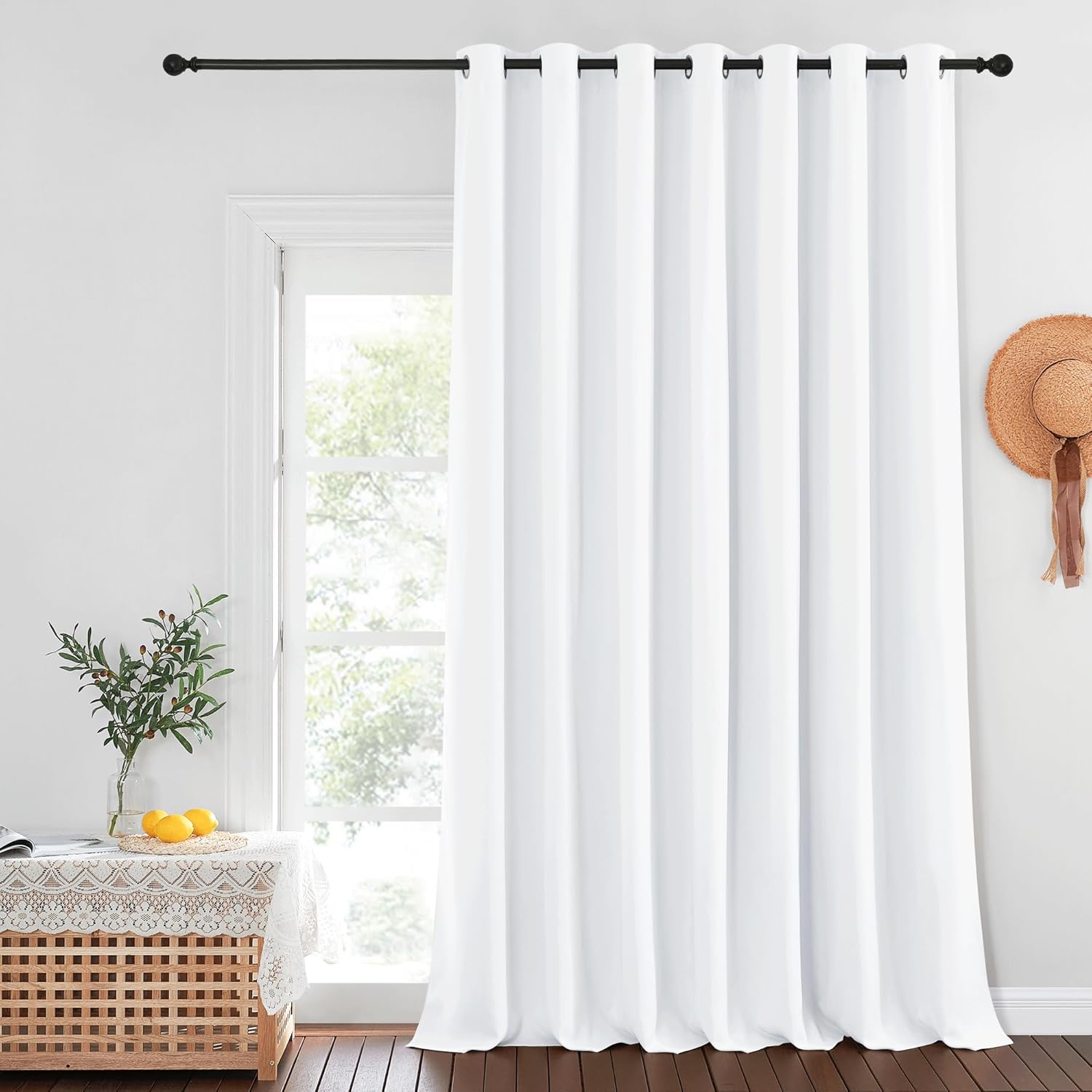 NICETOWN Blackout Curtains for Sliding Glass Door Room Divider