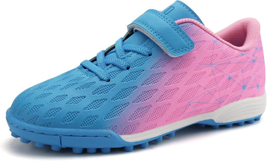 brooman Kids Indoor Soccer Shoes for Boys and Girls Athletic Turf