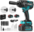 Cordless Impact Wrench with 800Nm Torque and Accessories