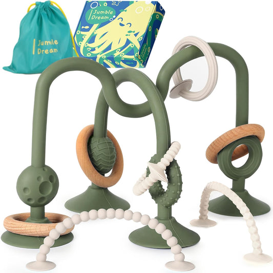 BPA-Free Suction Teething Toy Set for Babies