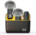 Wireless Lavalier Lapel Microphone for iPhone 14/13/12/11 Users
